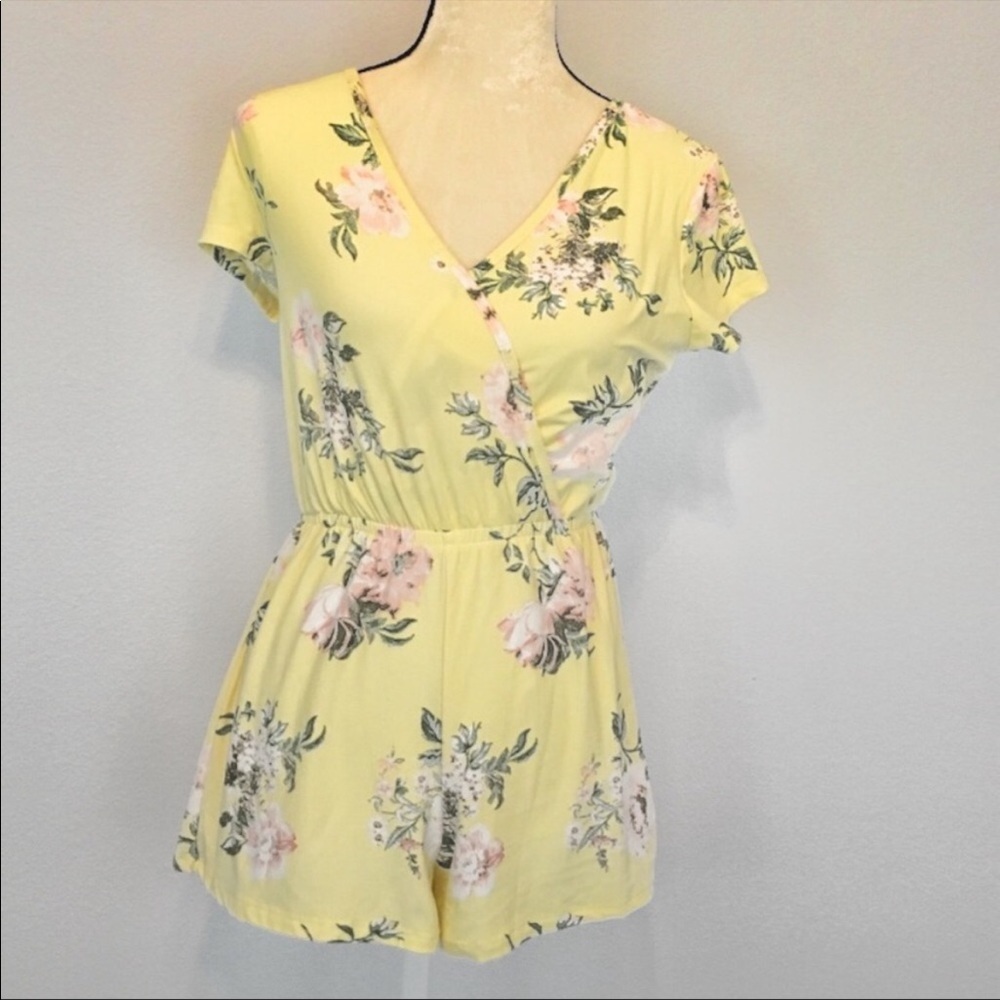 Forever 21 Floral Romper